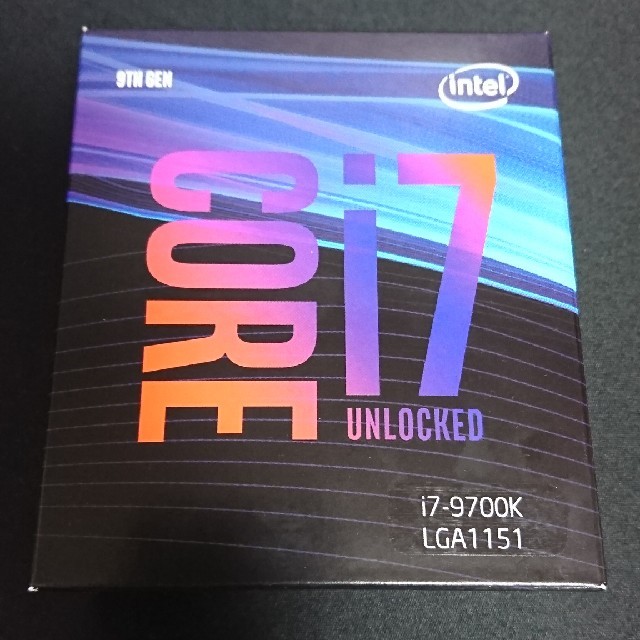 【新品・未開封】CPU intel Core i-7 9700Kスマホ/家電/カメラ