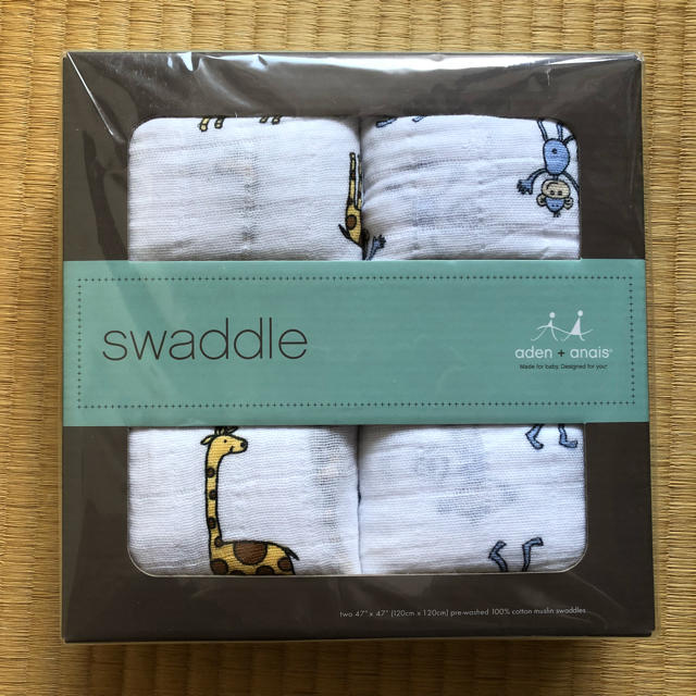 aden+anais(エイデンアンドアネイ)のswaddle スワドル おくるみ キッズ/ベビー/マタニティのこども用ファッション小物(おくるみ/ブランケット)の商品写真