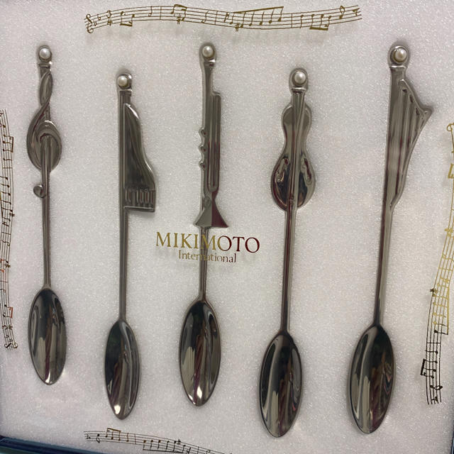 MIKIMOTO(ミキモト)のミキモト　パールスプーン5個セット！　ミュージック　音楽 その他のその他(その他)の商品写真