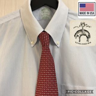 ブルックスブラザース(Brooks Brothers)の米国製　ブルックスブラザーズ アンカー　シルクネクタイ(ネクタイ)