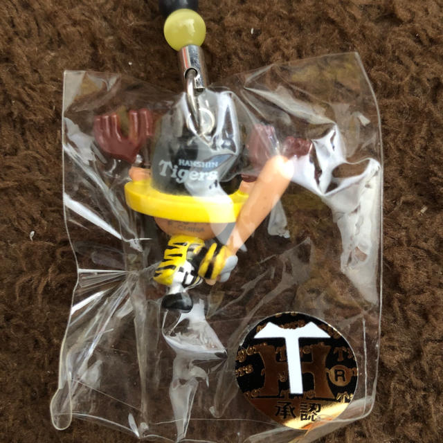 阪神タイガース(ハンシンタイガース)の阪神タイガース×チョッパーマン　ビーズストラップ エンタメ/ホビーのアニメグッズ(ストラップ)の商品写真