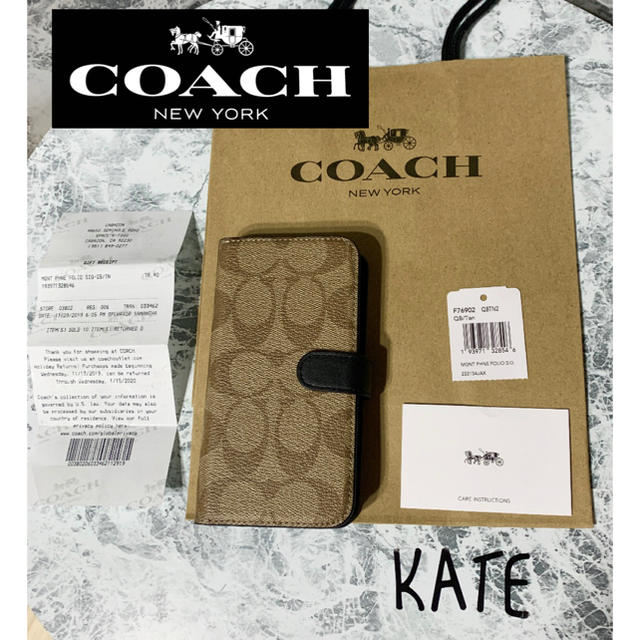 COACH - 【新品未使用】コーチ COACH iPhoneケース　iPhoneX,XS 02の通販