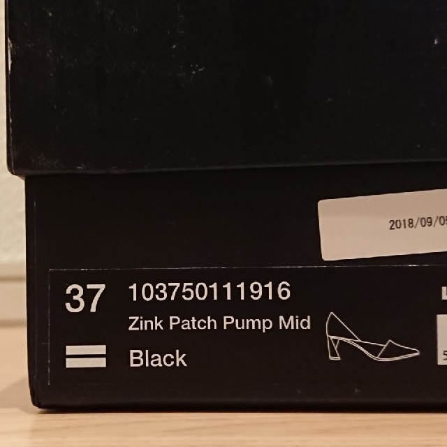 MIDWEST(ミッドウエスト)のun ユナイテッドヌード 黒パンプス レディースの靴/シューズ(ハイヒール/パンプス)の商品写真