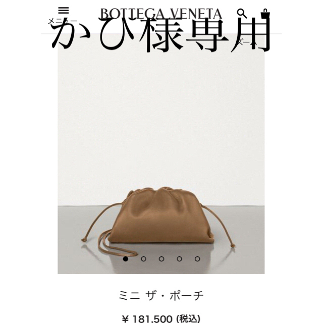 Bottega Veneta(ボッテガヴェネタ)のbottega  veneta ザポーチ 20 新品 レディースのバッグ(ショルダーバッグ)の商品写真