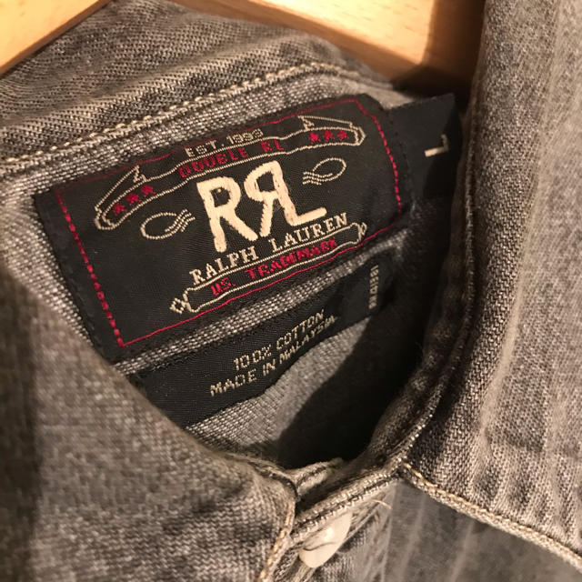 RRL(ダブルアールエル)のRRL ブラック　デニム　シャツ　ビンテージ vintage  メンズのトップス(シャツ)の商品写真