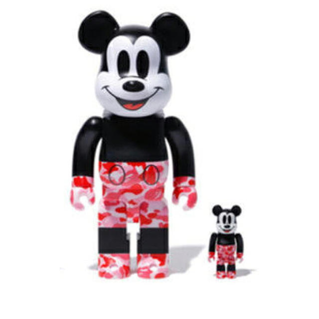 MEDICOM TOY - MICKEY × BAPE BE@RBRICK 100%&400%