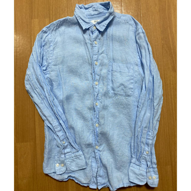 Uniqlo ユニクロ プレミアムリネンシャツ メンズ Mサイズの通販 By スープ S Shop ユニクロならラクマ