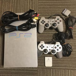 プレイステーション2(PlayStation2)のPS2 本体　ゲームソフト　メモリカード　セット(家庭用ゲーム機本体)