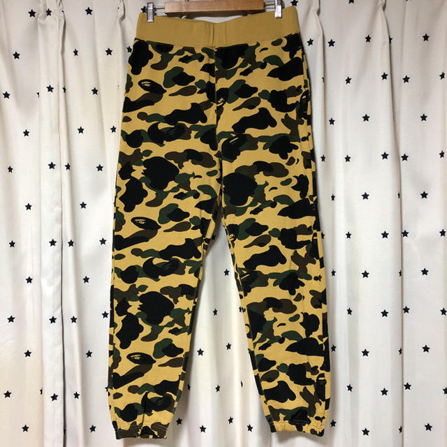 APE 1STCAMO SWEAT PANTS アベイシングエイプ パンツ(L)