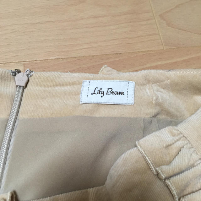 Lily Brown(リリーブラウン)のリリーブラウン ベロアスカート レディースのスカート(ミニスカート)の商品写真
