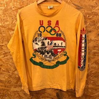 アディダス(adidas)の80s アディダス　ヴィンテージ　ロンT ソウルオリンピック　レアプリント(Tシャツ/カットソー(半袖/袖なし))