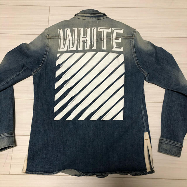 OFF-WHITE(オフホワイト)のoff-white デニムジャケット　15aw メンズのジャケット/アウター(Gジャン/デニムジャケット)の商品写真