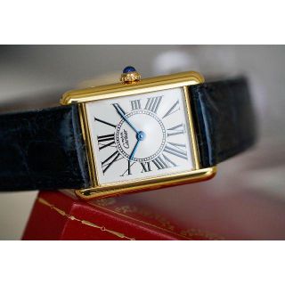 カルティエ(Cartier)の美品 カルティエ マスト タンク オパラン ローマン LM Cartier (腕時計(アナログ))