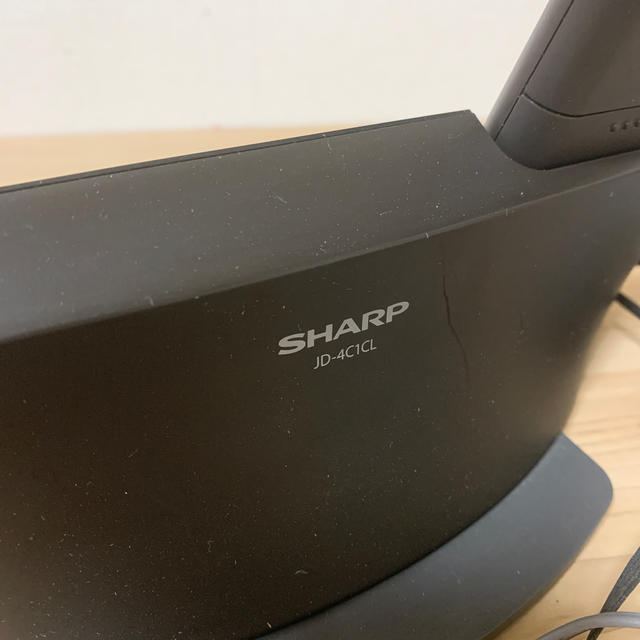 SHARP(シャープ)のコードレス電話　sharp JD-4C1CL インテリア/住まい/日用品のオフィス用品(OA機器)の商品写真