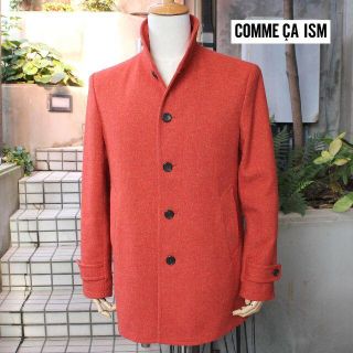 コムサイズム(COMME CA ISM)の*ぢん様専用*綺麗色!【ｺﾑｻｲｽﾞﾑ】ｳｰﾙ混ﾁｪｽﾀｰｺｰﾄ 送料込(テーラードジャケット)