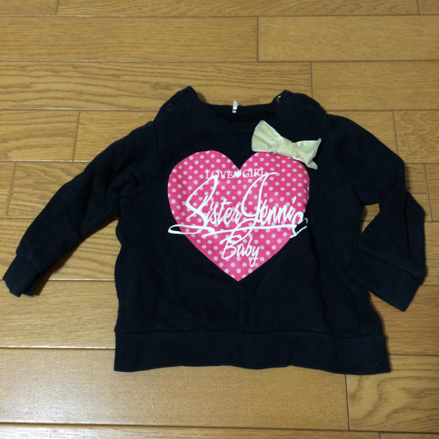 JENNI(ジェニィ)のjenni 裏起毛パーカー90  キッズ/ベビー/マタニティのキッズ服女の子用(90cm~)(Tシャツ/カットソー)の商品写真