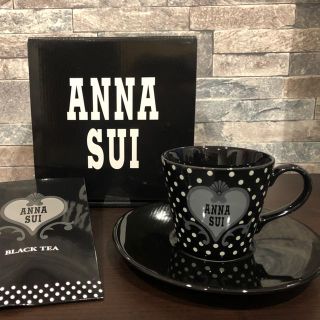 アナスイ(ANNA SUI)のANNA SUI オリジナル カップ&ソーサー・オリジナルブラックティー(グラス/カップ)