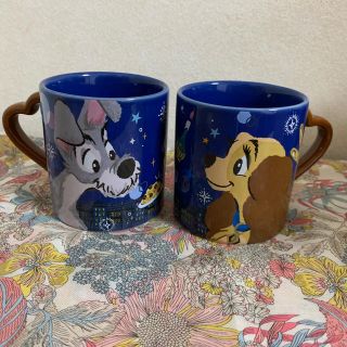 Disney - 【Disney】わんわん物語 レディ&トランプ ペアマグカップの