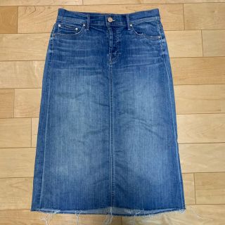 マザー(mother)のMOTHER EASY A SKIRT デニムスカート W26 C19(ロングスカート)