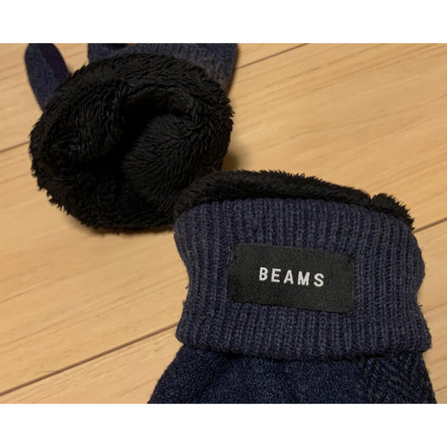 BEAMS(ビームス)の【傷あり】ハリスツイード 手袋  BEAMS別注　グローブ メンズのファッション小物(手袋)の商品写真