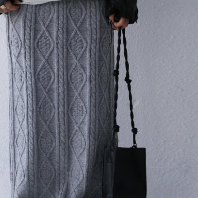 antiqua(アンティカ)のアンティカ・ニットスカート レディースのスカート(ロングスカート)の商品写真