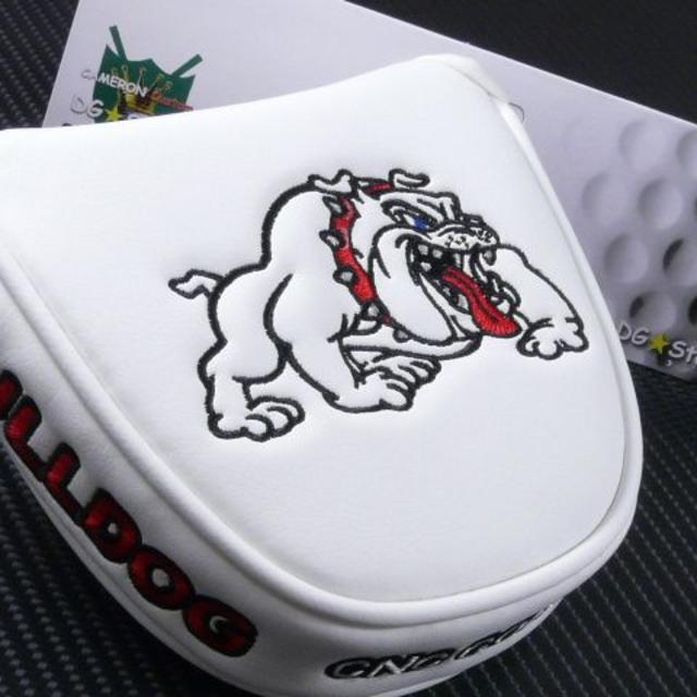 Scotty Cameron(スコッティキャメロン)の[特別割引]ファンキー＊ブルドッグ・ホワイトマレットヘッドカバー＊ スポーツ/アウトドアのゴルフ(その他)の商品写真