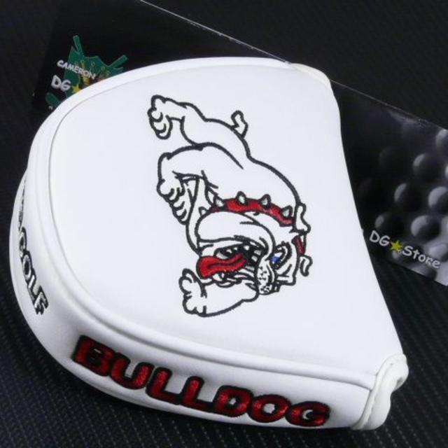 Scotty Cameron(スコッティキャメロン)の[特別割引]ファンキー＊ブルドッグ・ホワイトマレットヘッドカバー＊ スポーツ/アウトドアのゴルフ(その他)の商品写真