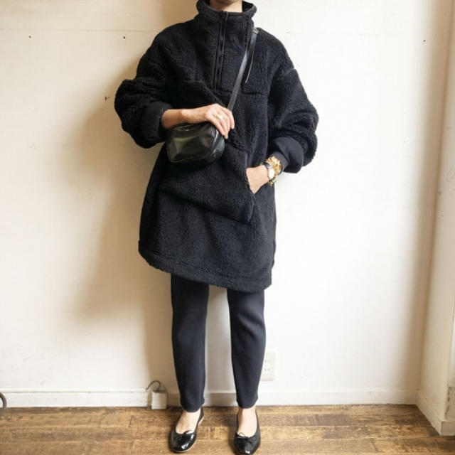 NoirSIZEBoa High Neck OSHIMA REI オオシマレイ ボア アウター