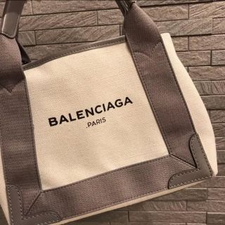 バレンシアガバッグ(BALENCIAGA BAG)のバレンシアガ  ネイビーカバ　グレー　xs(ショルダーバッグ)