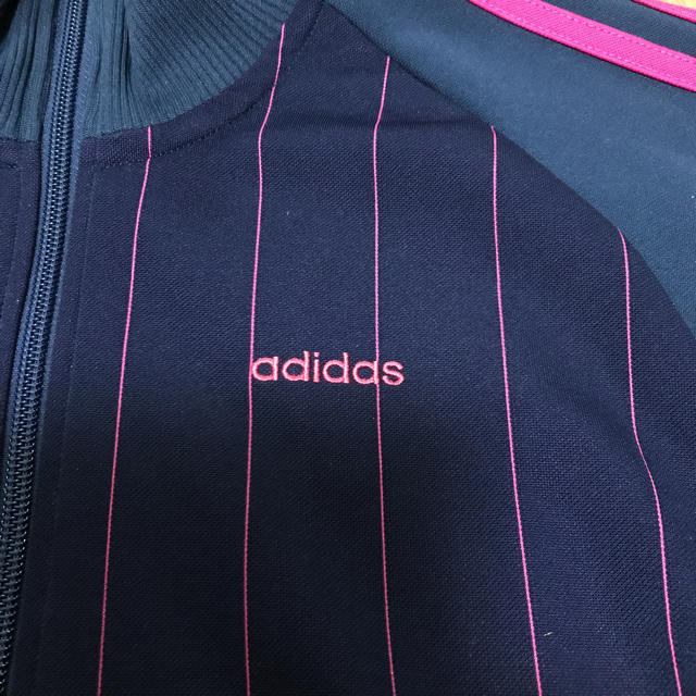 Adidas Adidas アディダス ジャージ 紺地にピンクライン Sサイズの通販 By Yuka7769 S Shop アディダス ならラクマ