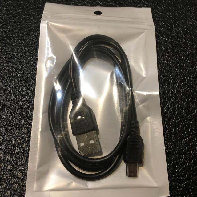 ⭐︎USB ケーブル ミニ 5ピン 接続 充電 ケーブル 新品 0.8ｍ スマホ/家電/カメラのカメラ(コンパクトデジタルカメラ)の商品写真