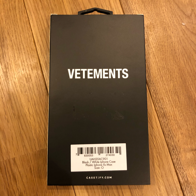 Balenciaga(バレンシアガ)の新品未使用ヴェトモン   vetements iPhone ケース スマホ/家電/カメラのスマホアクセサリー(iPhoneケース)の商品写真