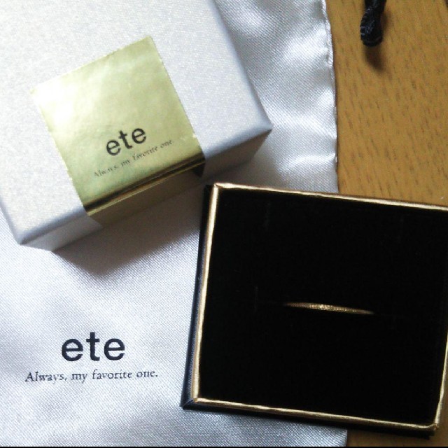 ete(エテ)の【ete】ピンキーリング#5 レディースのアクセサリー(リング(指輪))の商品写真