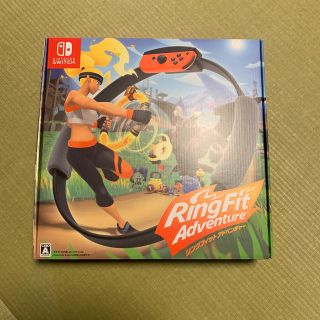 ニンテンドースイッチ(Nintendo Switch)の新品　リングフィットアドベンチャー(家庭用ゲームソフト)