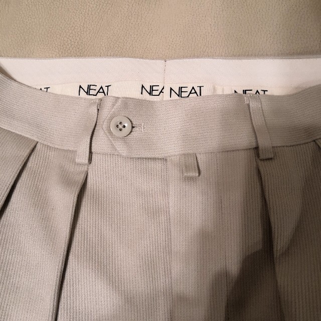 COMOLI(コモリ)の20SS NEAT  Cotton Pique Tapered Pants 44 メンズのパンツ(スラックス)の商品写真