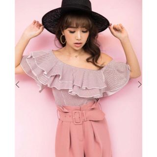 エイミーイストワール(eimy istoire)の新品 eimy 福袋 ワンショルフリルトップス 春服 夏服(カットソー(半袖/袖なし))