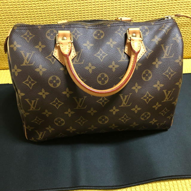 LOUIS VUITTON - ルイヴィトン モノグラム スピーディ25 箱付き 鍵付き