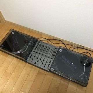 TechnicsSL1200MK5 2台　 PioneerDJM-600 1台