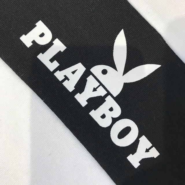 PLAYBOY(プレイボーイ)の新品 PLAYBOY プレイボーイ スウェット トレーナー 裏起毛 ロゴ M メンズのトップス(スウェット)の商品写真