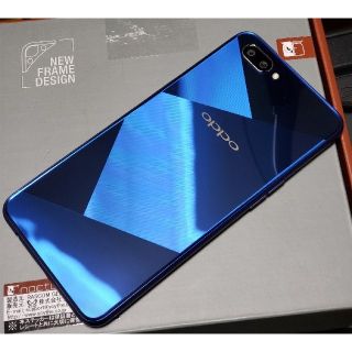 ほほ新品 OPPO R15 Neo RAM3GB版 ダイヤモンドブルー(スマートフォン本体)