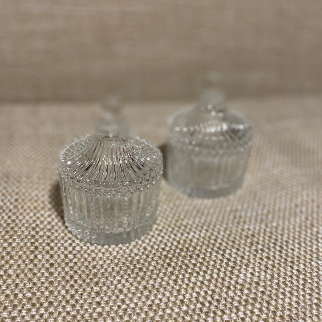 【ﾏﾏﾑｰ様専用】ガラスキャンドルホルダー（1個バラ売り） ハンドメイドのインテリア/家具(アロマ/キャンドル)の商品写真