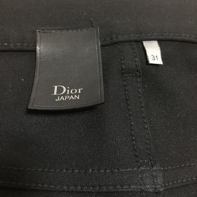 DIOR HOMME(ディオールオム)の■美品 Dior homme スーパースレンダー デニム 黒 日本製 ストレッチ メンズのパンツ(デニム/ジーンズ)の商品写真