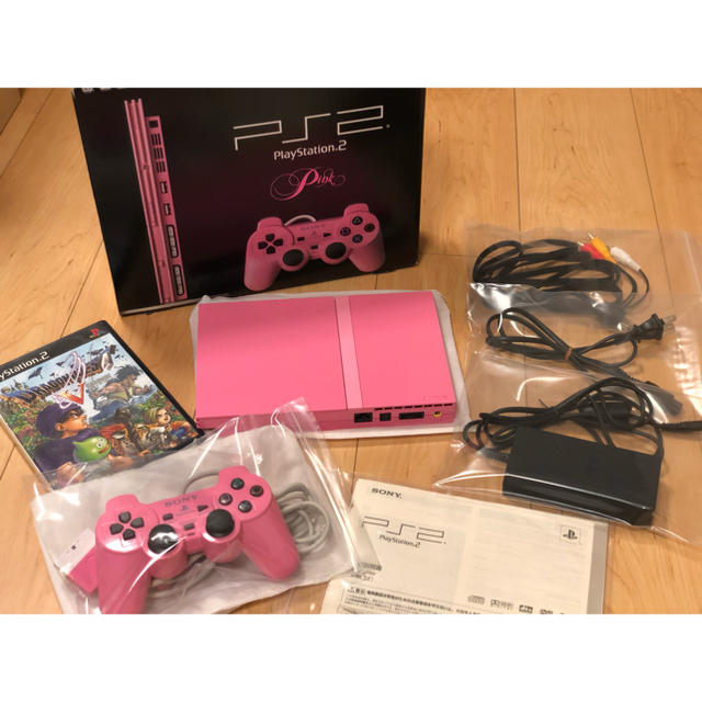 超美品 PS2 ピンク 限定生産 箱付き ドラクエV付き