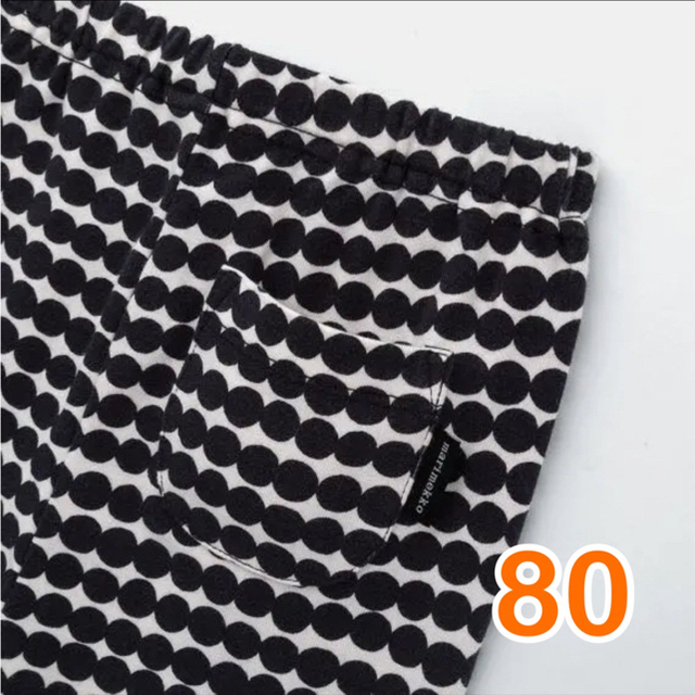 UNIQLO(ユニクロ)のななな様専用　レギンス 80 白×黒 キッズ/ベビー/マタニティのベビー服(~85cm)(パンツ)の商品写真