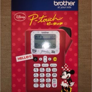 ブラザー(brother)のbrother ディズニー  ピータッチ ミニー ラベルライター　新品未使用(オフィス用品一般)