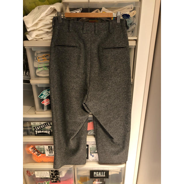 unused wool wide pants