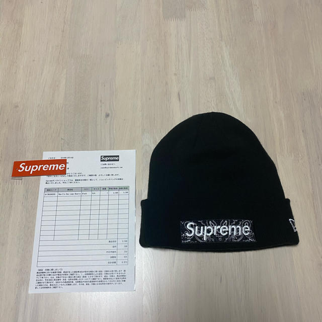 Supreme(シュプリーム)のsupreme  19FW New Era Box Logo Beanie  メンズの帽子(ニット帽/ビーニー)の商品写真