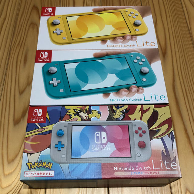 【新品未使用】nintendo switch lite 3台セット