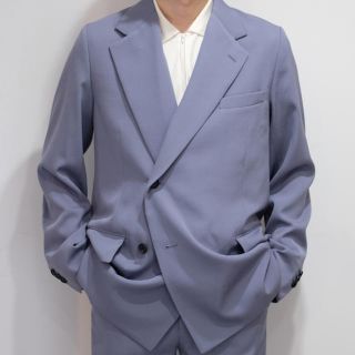 コモリ(COMOLI)のLOE様専用　WOOL MAX GABARDINE BLUE GREY(テーラードジャケット)