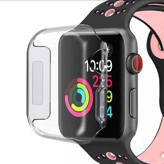 Apple Watch(アップルウォッチ)のApple Watch アップルウォッチ series4/5 保護ケース カバー スマホ/家電/カメラのスマホアクセサリー(モバイルケース/カバー)の商品写真